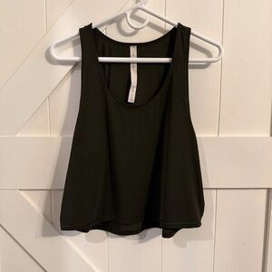 Lululemon Women's Tank Top, Size 6 Dark Green/Grey